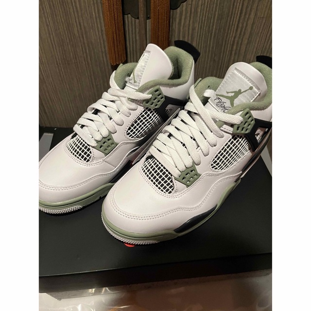 Nike WMNS Air Jordan 4 "Oil Green" 24.5