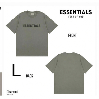 エスエッセンシャルズ(S.ESSENTIALS)のエッセンシャルズ 3DシリコンアップリケボクシーTシャツ L(Tシャツ/カットソー(半袖/袖なし))