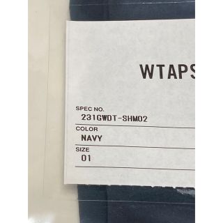 23SS WTAPS TRENCH LS BD シャツ ネイビー S