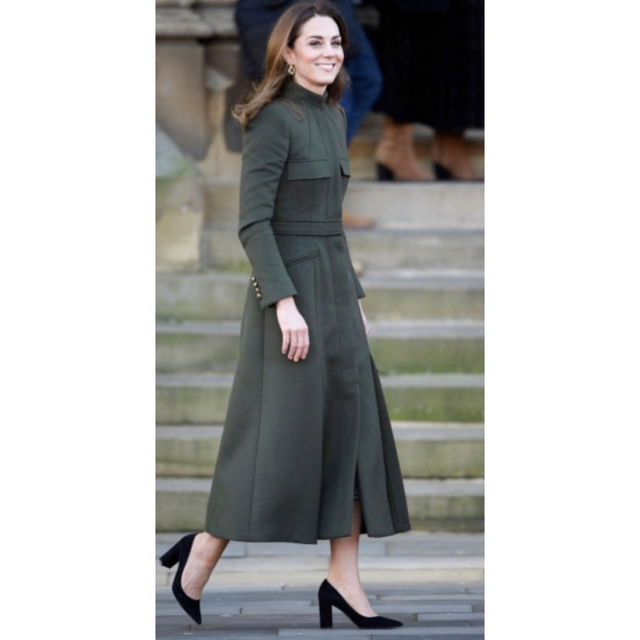 HOBBS LONDON ホッブス ロンドン ワンピース UK10 グリーン - ひざ丈