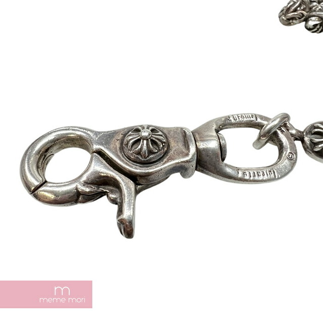 CHROME HEARTS MULTI BALL CHAIN 1 CLIPS クロムハーツ 1クリップマルチボールチェーン ウォレットチェーン アクセサリー シルバー【230604】【-B】【me04】 4