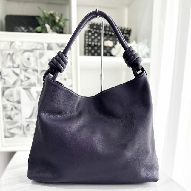 LOEWE - 未使用に近い☆ ロエベ フラメンコノット レザー パープル