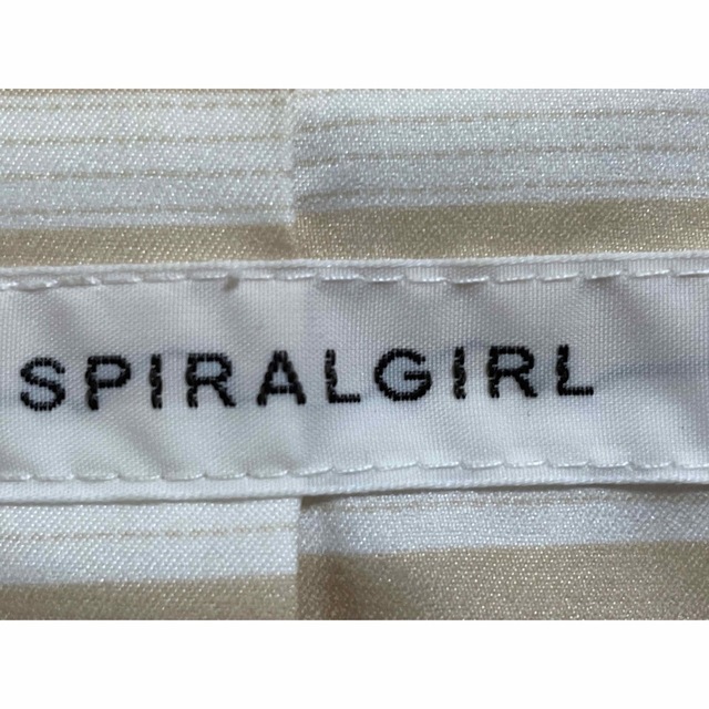 SPIRAL GIRL(スパイラルガール)の【SPIRALGIRL】美品 スパイラルガール  裏地ストライプ ジャケット レディースのジャケット/アウター(テーラードジャケット)の商品写真