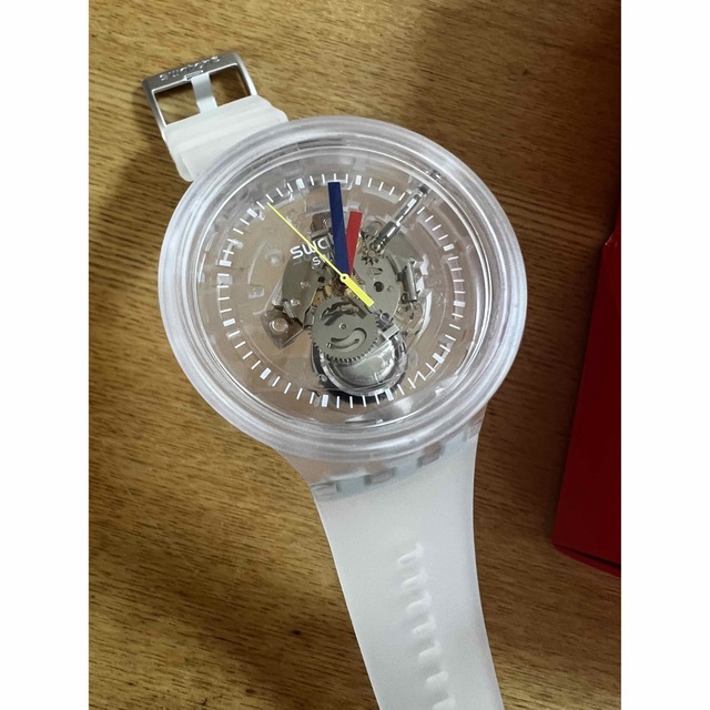 swatch(スウォッチ)のスウォッチ ジェリーフィッシュ SWATCH 時計 スケルトン×クリア メンズの時計(腕時計(アナログ))の商品写真