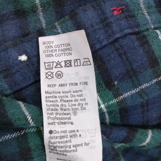 babyGAP(ベビーギャップ)の80センチ　チェックシャツ　2枚セット キッズ/ベビー/マタニティのベビー服(~85cm)(シャツ/カットソー)の商品写真