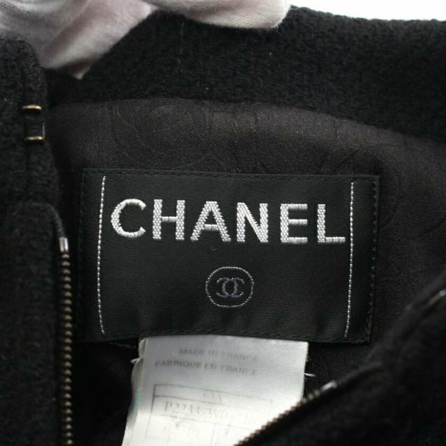 CHANEL(シャネル)のココマーク ジャケット ウール ブラック 03A レディースのジャケット/アウター(その他)の商品写真