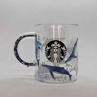 スターバックス(Starbucks)のオンライン完売！スタバ2023サマー ビーズハンドル耐熱グラスクジラ414ml(グラス/カップ)