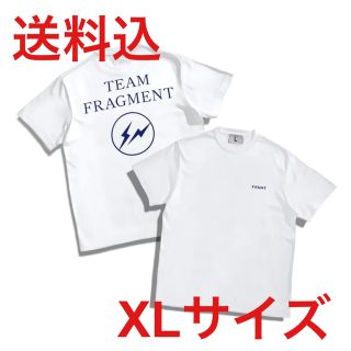 FRAGMENT - FRAGMENT FORUM限定Tシャツ 白 x 紺 XLの通販 by tak's