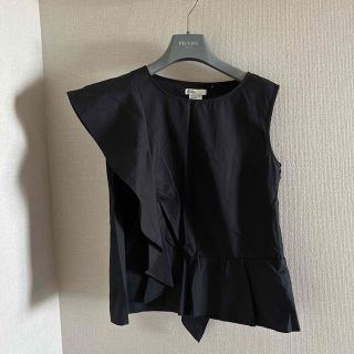 ダブルスタンダードクロージング(DOUBLE STANDARD CLOTHING)のダブルスタンダードクロージング　ブラック　トップス(カットソー(半袖/袖なし))