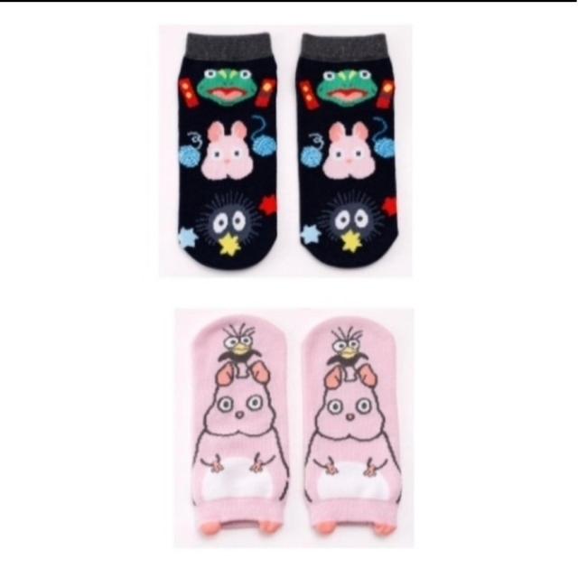 しまむら(シマムラ)の新品未使用 しまむら ジブリパーク開園記念 千と千尋の神隠し ソックスセット エンタメ/ホビーのおもちゃ/ぬいぐるみ(キャラクターグッズ)の商品写真