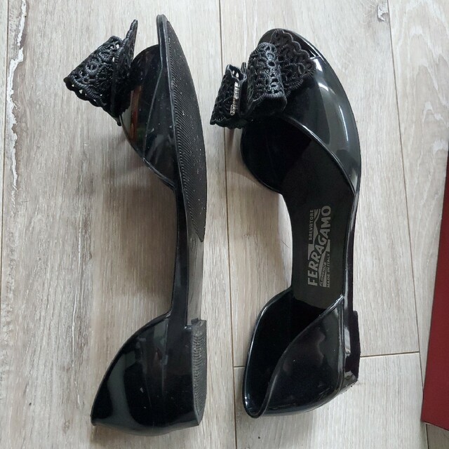 Salvatore Ferragamo(サルヴァトーレフェラガモ)のフェラガモ　ラバーシューズ　レインシューズ レディースの靴/シューズ(ハイヒール/パンプス)の商品写真