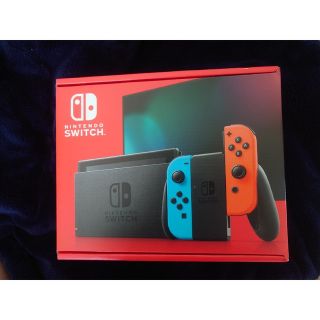 ニンテンドースイッチ(Nintendo Switch)のNintendo Switch Joy-Con(L) ネオンブルー/(R) ネオ(家庭用ゲーム機本体)