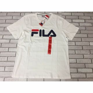 フィラ(FILA)のFILA フィラ Men's 綿デカロゴプリント半袖 Tシャツ メンズ  M(Tシャツ/カットソー(半袖/袖なし))