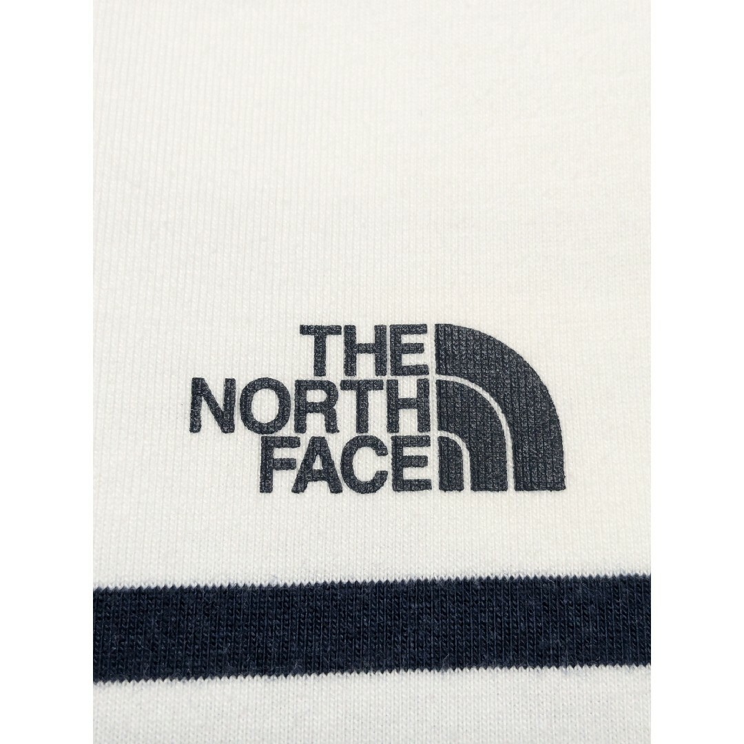 THE NORTH FACE(ザノースフェイス)のノースフェイス セオアロファボーダー レディース XLサイズ 希少 レア B レディースのトップス(Tシャツ(半袖/袖なし))の商品写真