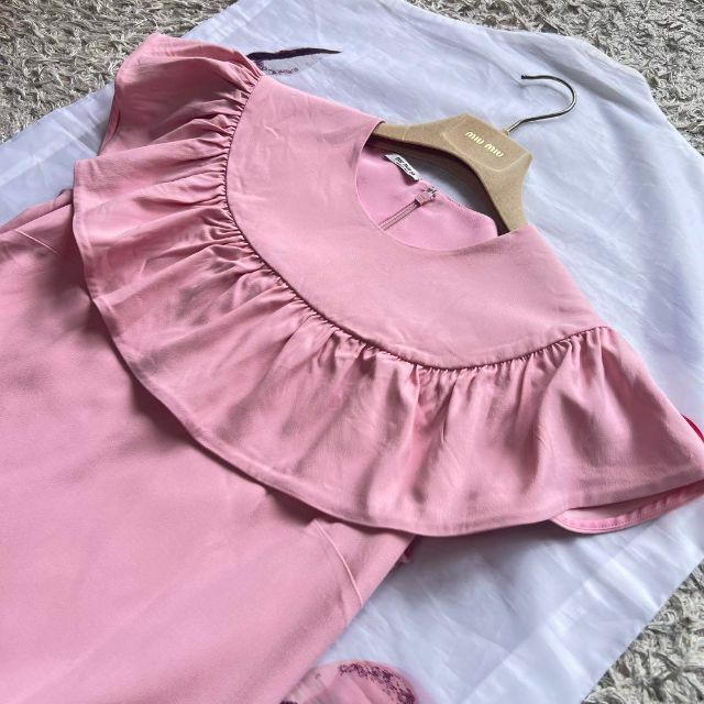 美品*MIUMIU膝上ワンピース♡ - ミニワンピース