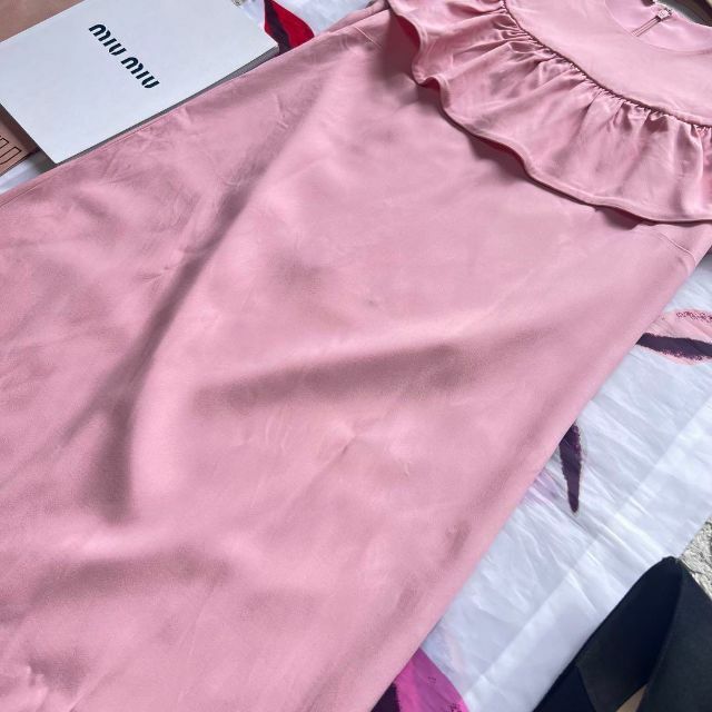 美品*MIUMIU膝上ワンピース♡ - ミニワンピース