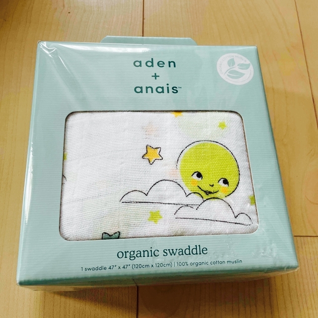 aden+anais(エイデンアンドアネイ)のオーガニックスワドル aden+anais キッズ/ベビー/マタニティのこども用ファッション小物(おくるみ/ブランケット)の商品写真