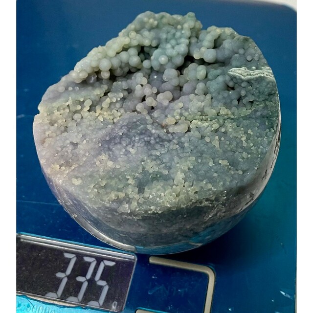 グレープアゲート カルセドニー スフィア 鉱物標本 葡萄瑪瑙原石 風水晶 幸運