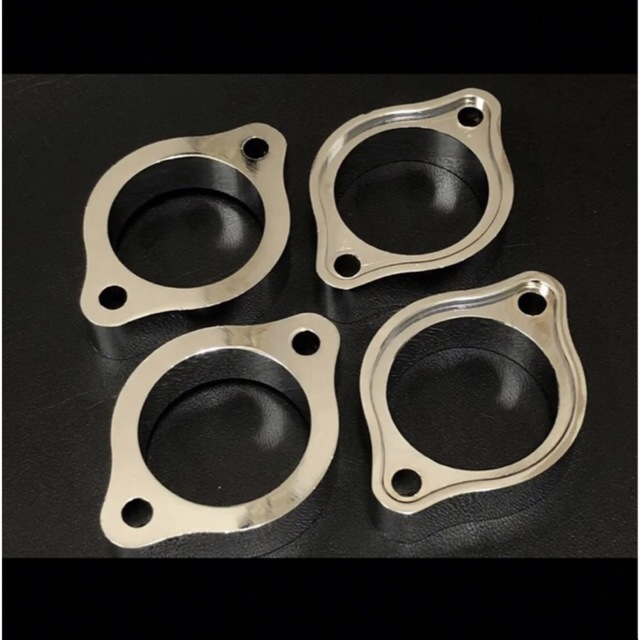 カワサキ - ゼファー400/Z400FXなど マフラー フランジ メッキ 社外の