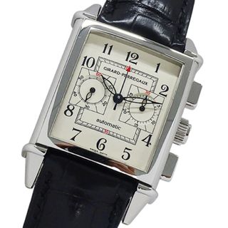 ジラールペルゴ(GIRARD-PERREGAUX)のジラールペルゴ GIRARD-PERREGAUX ヴィンテージ1945 25990.0.11.8186 時計 メンズ ブランド クロノグラフ 自動巻き AT ステンレス SS レザー 磨き済み 【中古】(腕時計(アナログ))