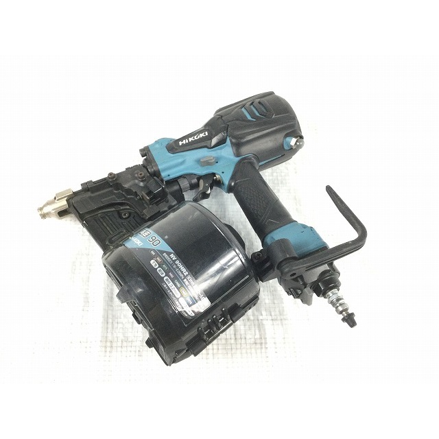 ☆中古品 限定色☆HIKOKI ハイコーキ 90mm 高圧ロール釘打機 NV90HR2(SCB) セームブルー エアー釘打ち エア釘打 大工 HITACHI 72617 ☆中古品 限定色☆HIKOKI ハイコーキ 90mm 高圧ロール釘打機 NV90HR2(SCB) セームブルー エアー釘打ち エア釘打 大工 HITACHI 72617