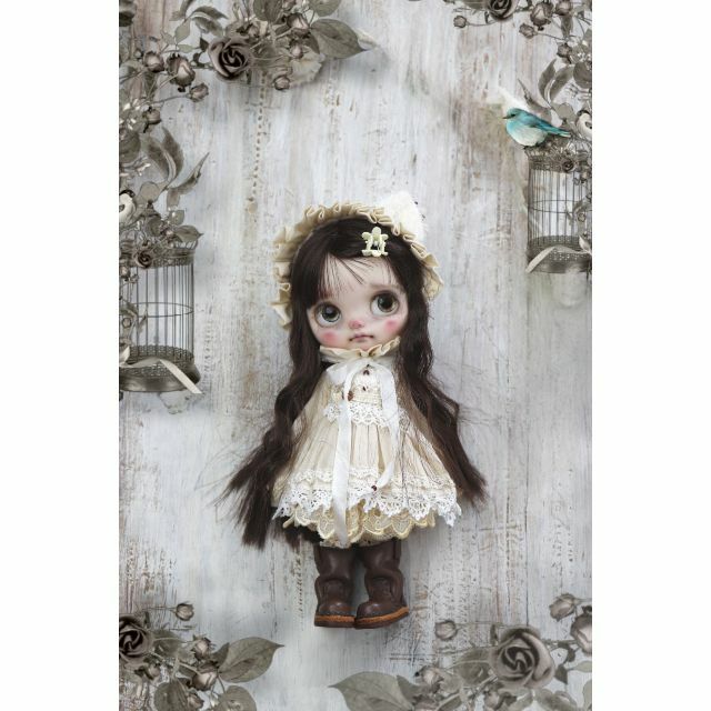 Takara Tomy(タカラトミー)の❤️cotton tail❤️　カスタムミディブライス　リディアグリーン ハンドメイドのぬいぐるみ/人形(人形)の商品写真