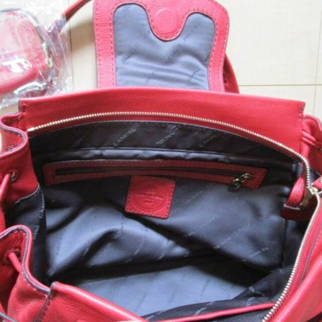 LANCEL(ランセル)の新品 ランセル LANCEL ハンドバッグ 鞄 レッド レディースのバッグ(ハンドバッグ)の商品写真