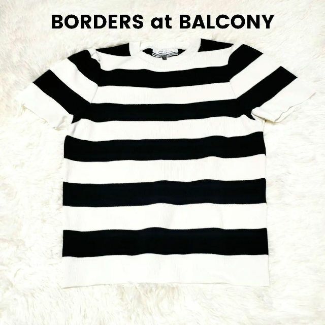 BORDERS at BALCONY ボーダーアットバルコニー Ｔシャツ Ｍ | フリマアプリ ラクマ