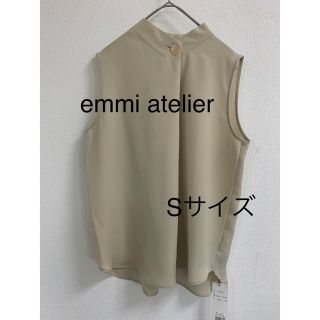 エミアトリエ(emmi atelier)の3104 emmi atelier トップス　ベージュ　S(シャツ/ブラウス(半袖/袖なし))