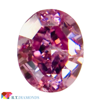 FANCY VIVID PURPLISH PINK 0.34ct OV(その他)