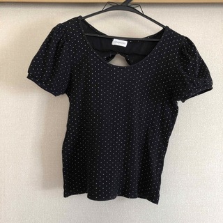 ロディスポット(LODISPOTTO)のバックリボンTシャツ(Tシャツ(半袖/袖なし))