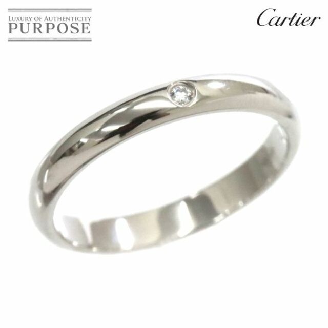 カルティエ Cartier 1895 クラシック #47 リング ダイヤ 幅2.6mm Pt プラチナ 指輪 VLP 90189091