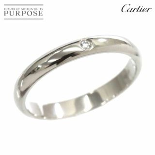 カルティエ(Cartier)のカルティエ Cartier 1895 クラシック #47 リング ダイヤ 幅2.6mm Pt プラチナ 指輪 VLP 90189091(リング(指輪))