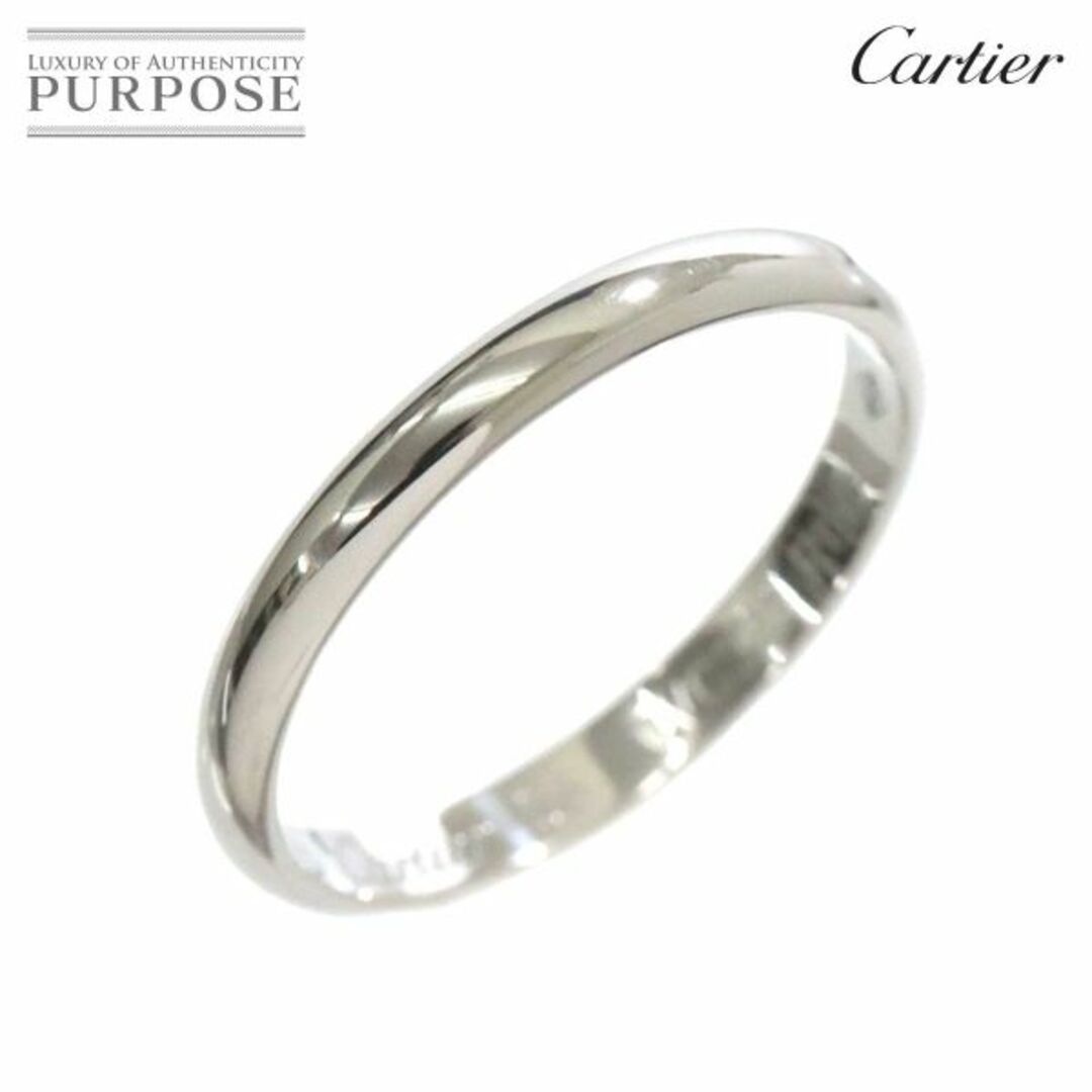 カルティエ Cartier 1895 クラシック バンド #56 リング 幅2.5mm Pt プラチナ 指輪【証明書付き】 VLP 90189698