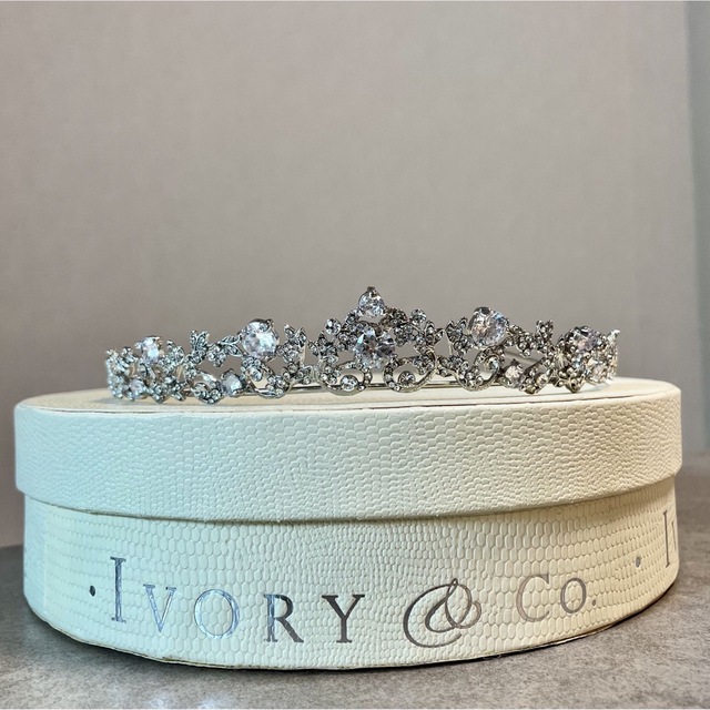美品】IVORY\u0026Co. ティアラ(Alyssa) - ウェディング