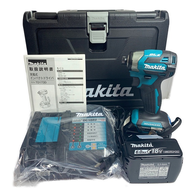 ΦΦMAKITA マキタ 【未開封品】18V 充電式インパクトドライバ TD173DRGX ブルー