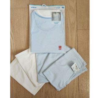 ユニクロ(UNIQLO)のユニクロ　インナータンクトップ　90cm　7点(下着)