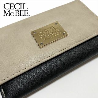 セシルマクビー(CECIL McBEE)のCECIL McBEE セシルマクビー 折り財布 ベージュ レディース(財布)