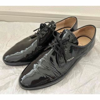 値段交渉可　PRADA ローファー　革靴　レースアップ