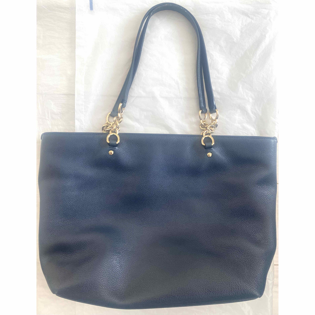 ビジネスバッグ トートバッグ COACH コーチ ネイビー | www.stylos.com.br
