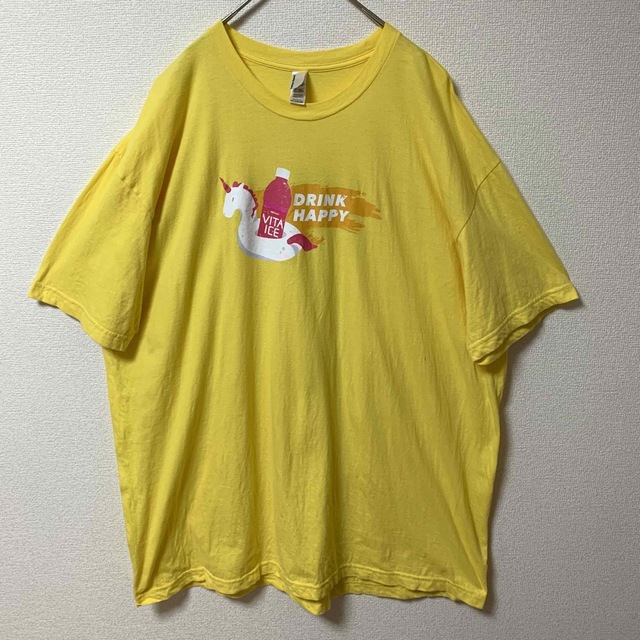 American Apparel(アメリカンアパレル)のUS古着 アメリカンアパレル 半袖Tシャツ イラスト ゆるだぼ 3XL 古着 メンズのトップス(Tシャツ/カットソー(半袖/袖なし))の商品写真