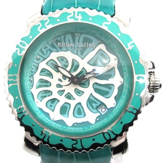 リトモラティーノ(Ritmo Latino)のリトモラティーノ 腕時計 自動巻き MILANO Viaggio  VA-50SS 緑系 KR215059 中古(腕時計(アナログ))
