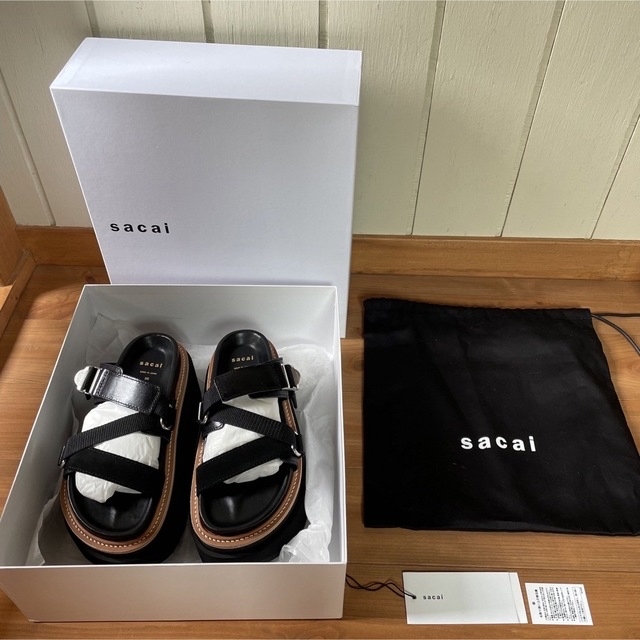 靴/シューズsacai 2023ss Hybrid Belt Sandals 36