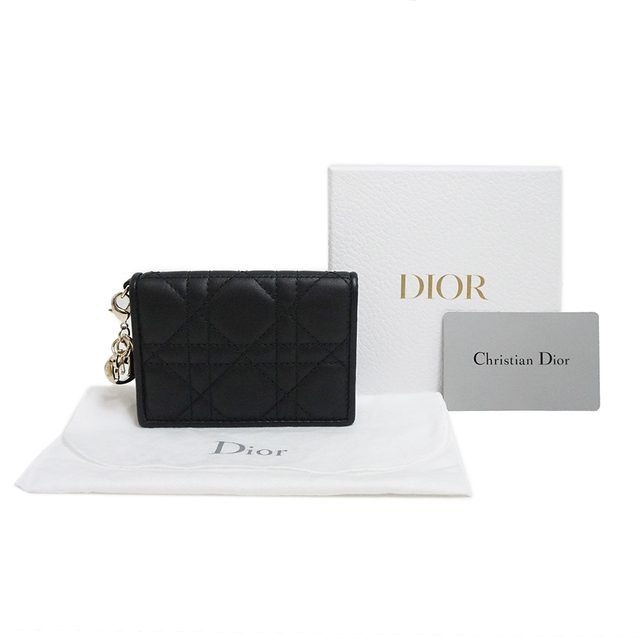 新品　Dior クリスチャンディオール　カナージュ  フラップカードホルダー