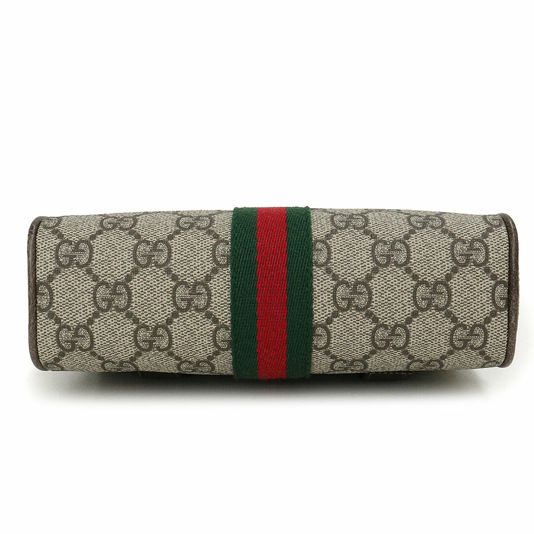 Gucci(グッチ)のグッチ オフィディア スモール ベルトバッグ ウエストポーチ GGスプリームキャンバス レザー ブラウン 茶 517076 GUCCI（新品・未使用品） レディースのバッグ(ボディバッグ/ウエストポーチ)の商品写真