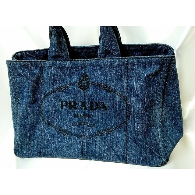 ほぼ新品PRADA カナパデニムトート