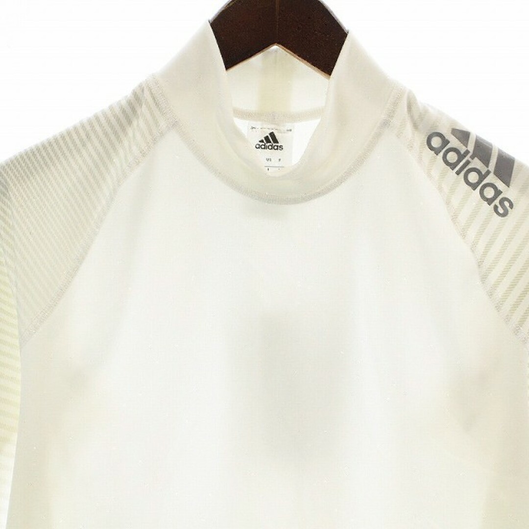 adidas(アディダス)のアディダス ロングスリーブシャツ アンダーシャツ カットソー 長袖 O XL 白 メンズのトップス(Tシャツ/カットソー(七分/長袖))の商品写真