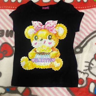 マフィーちゃんTシャツ黒120cm(Tシャツ/カットソー)