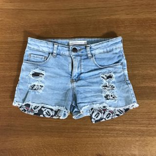 ザラキッズ(ZARA KIDS)のnon様専用      ザラキッズ 128   ダメージデニム (パンツ/スパッツ)