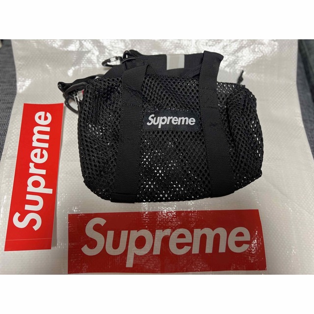 Supreme Mesh Mini Duffle Bag シュプリーム バッグ黒 - ショルダーバッグ